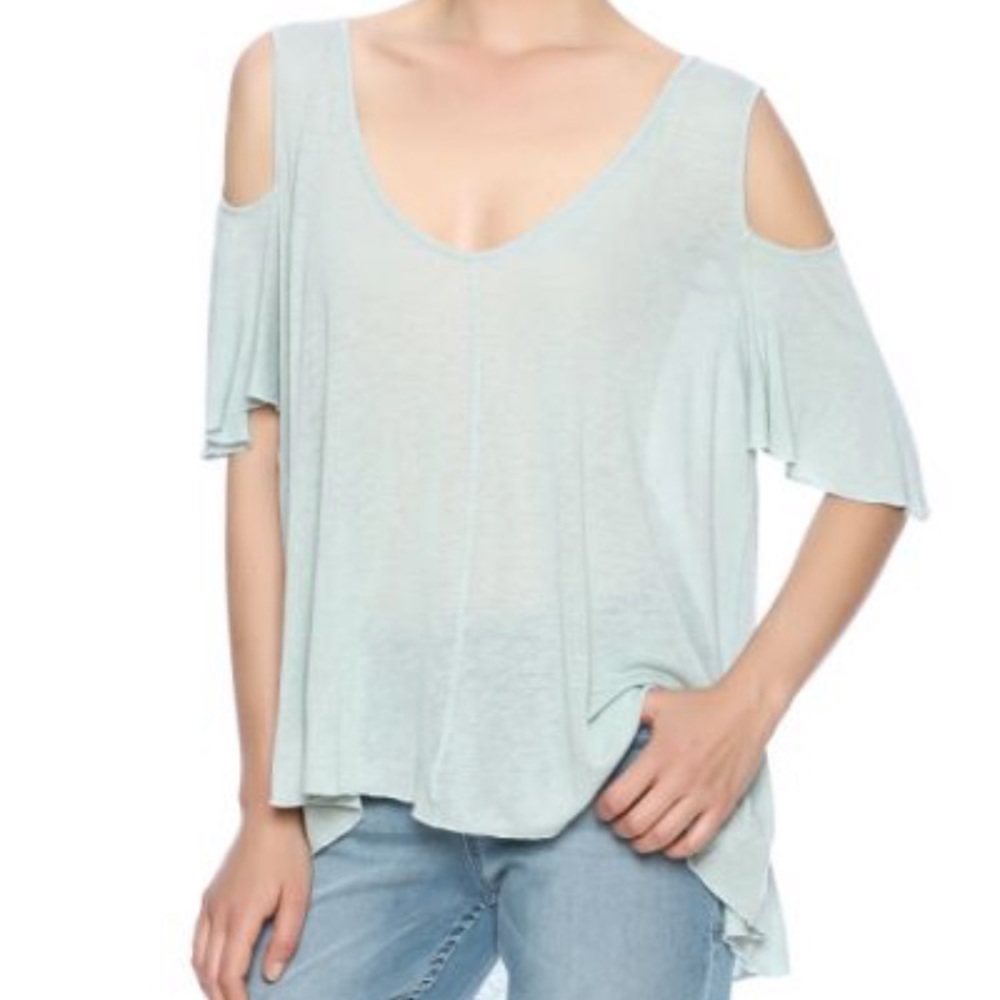 Free People Bittersweet Cold Shoulder Tee